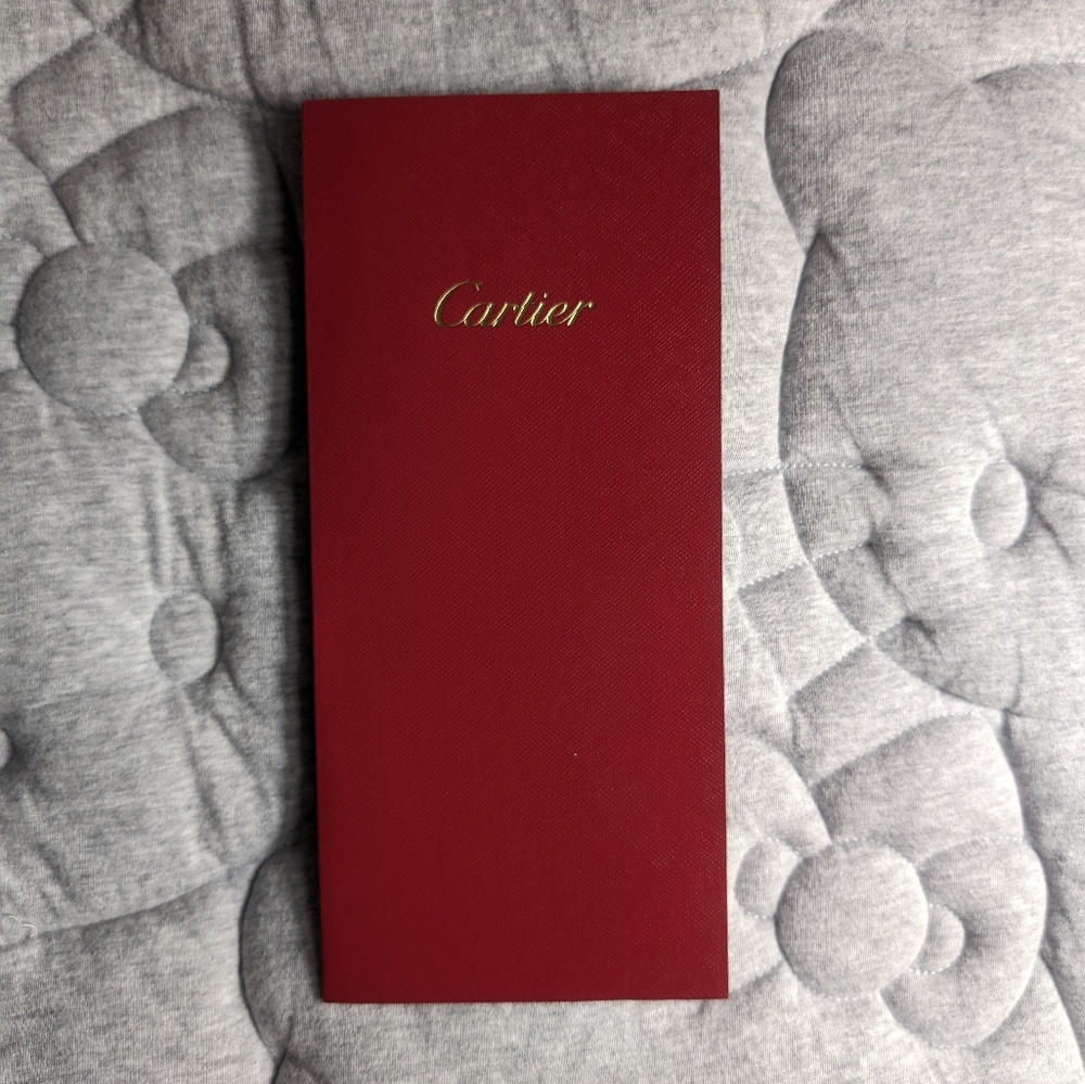 Cartier Receipt and Invoice Folder